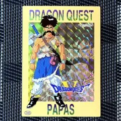 超美品 激レア 希少 ドラゴンクエスト パパスカード 当時物 鳥山明のサムネイル