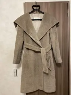 【引越しのため値下中】 Max Mara コート　アルパカ　サイズM 白タグ