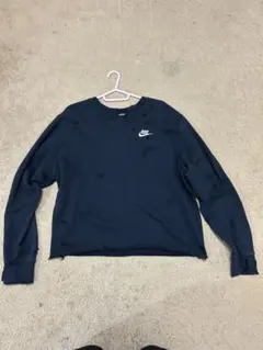 Nikeブラックトレーナー リメイク