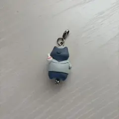お文具さんといっしょ 猫 ストラップ付き ガチャガチャ