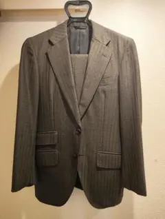 ★麻布テーラー　★William Halstead グレー ビジネススーツ 銀座7丁目】【WILLIAM HALSTEAD】サンプルを着てみよう【WINTER