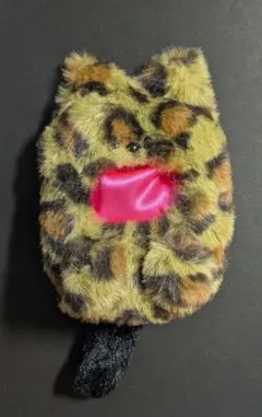 10cmぬい用着ぐるみ　猫　カーキ豹柄