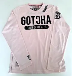 GOTCHA レディース　Sサイズ　ロンT うすピンク