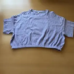 GUシャーリング トップス パープル