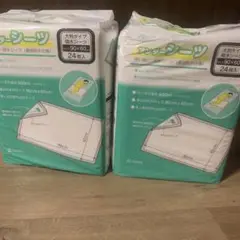 新品未使用　使い捨て防水シーツ 大判タイプ 90x60cm 24枚入×2袋