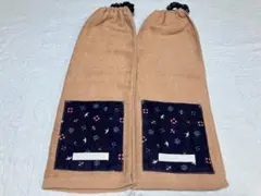 ベビー、介護向けロングタオルお食事エプロン二枚組