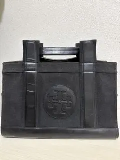 Tory Burch トリーバーチ キャンバス トートバッグ ブラックのサムネイル