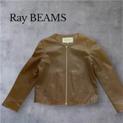 ライダースジャケット ノーカラー