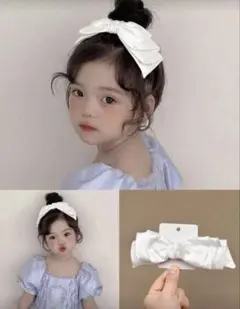リボンバレッタ　ヘッドリボン