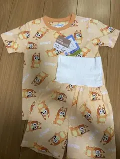 新品 Bluey パジャマ 100cm 腹巻付き