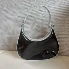 《美品》MOUSSY マウジー☆PVC HOBO バッグ 肩がけバックのサムネイル