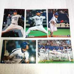 中日ドラゴンズ プロ野球チップスカード 5枚セット