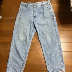 ペインターパンツ ライトブルー 데님