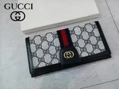 OLD GUCCI オールドグッチ シェリーライン GG柄 長財布 程度良好