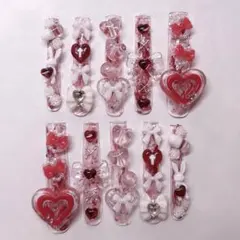 ♡現品♡ ネイルチップ 量産型 平成女児 地雷 ゴテゴテ 萌え マーブル