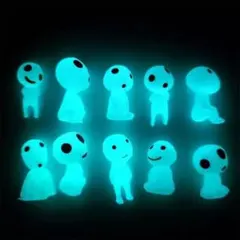 10体 セット 人形 キャラ コダマ こだま 置物 フィギア キャラクターのサムネイル