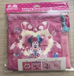 ディズニーランド ミニパル ミニーのファンダーランド 巾着 きんちゃく 2枚