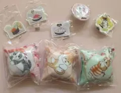 mofusandもふさんど くら寿司 コラボ アクスタ クッションチャーム計8点