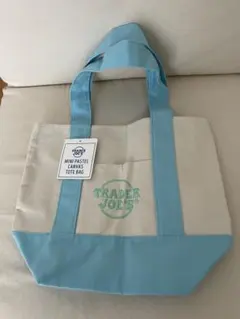 Trader Joe's ミニパステルキャンバストートバッグ