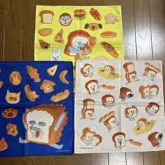 パンどろぼう✖️ブロッコリーくじ ランチクロス D賞　3枚セット