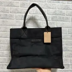 【未使用、タグ付き】コムサイズム　トートバッグ　ブラック