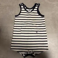 プチバトー 袖なしロンパース