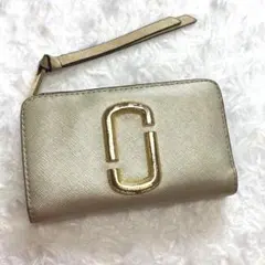 マークジェイコブス＊2つ折り財布＊シャンパンゴールド×ゴールドのサムネイル