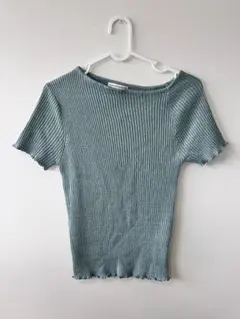 【イーハイフンワールドギャラリー】　ワンショルダー　ラメ　サマーニット