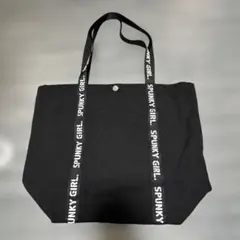 SPUNKY GIRL ブラック トートバッグ