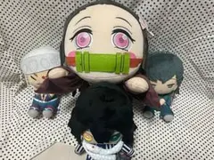鬼滅の刃　ぬいぐるみセット　伊黒小芭内　禰豆子　宇髄天元　時透無一郎