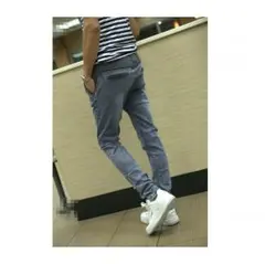 ストレッチデニム ジーンズ スキニー　スリム　 メンズ　スウェットのような楽々さ