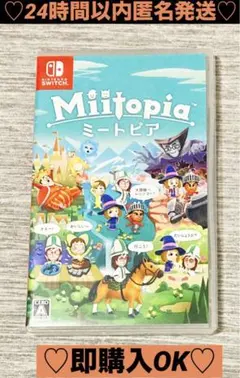 任天堂スイッチソフトミートピアレディース・メンズ⭐️ファンタジー冒険(動作確認⭕️)