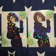 呪術廻戦　クリアカード　家入硝子　2枚