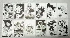 鳥山明 ドラゴンボール全長8cm防水加工シール12枚B