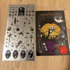 ナイトメアビフォアクリスマス　シール、ポストカードセット