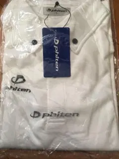 phiten ホワイト ポロシャツ 新品　Lサイズ