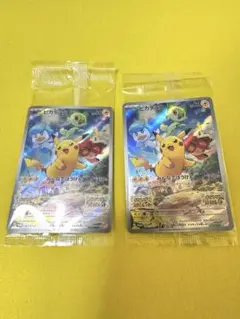 【未開封】ピカチュウ プロモ みんなでぼうけん 001/SV-P ポケカのサムネイル