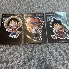 ⭐︎新品⭐︎モンキー・D・ルフィ・エース⭐︎ビニールステッカー 3枚セット
