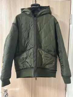 beams オリーブグリーン キルティング　リバーシブル　ジャケット　中綿