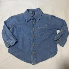 デニム　長袖　シャツ　80サイズ