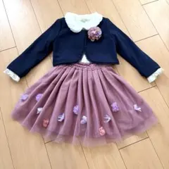 panpantutu フォーマル　４点セット　コサージュ付き　110