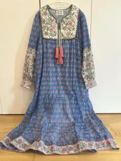 美品✨ ヌキテパ エスニックコンビワンピース ウォッシャブル - メルカリ
