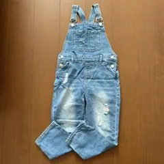 SHEIN デニムブルーオーバーオール 130