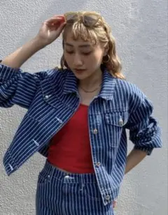 LAGUA GEM　THICK HICKORY DENIM JKのサムネイル
