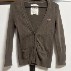 Hollister ブラウン カーディガン Sのサムネイル