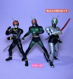 HG仮面ライダー　BLACK 3種アソートセット