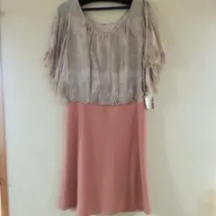 【新品】グレースコンチネンタル 異素材 上下切替えワンピース ドレス