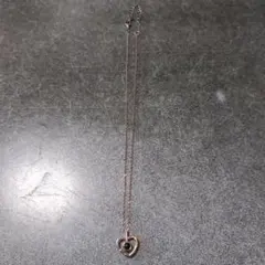 ハート型ペンダント ネックレス ロングタイプ