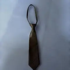 キッズ用 ネクタイ ブラック ストライプ柄　　33cm