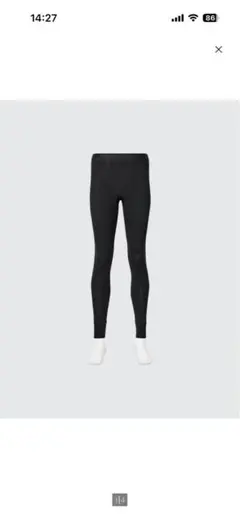 UNIQLO ヒートテックタイツ/前開き 黒 Mサイズ